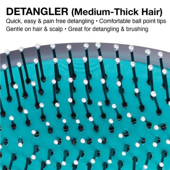 Brush Detangler,removable cushion for easycleaning,scalphugging for scalpmassage - Picture 6 of 6